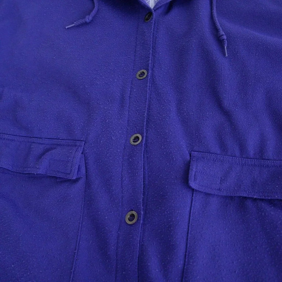 Vintage Miss Cambridge Purple Button Up Cardigan with Oversized Pocket Sweater L - Picture 7 of 10